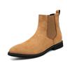 Fashion Spring Autumn Men Ankle Boots British Trend Suede Leather Mens Platform Cowboy Boots High Top Men Chelsea Boots Botas Masculinas