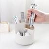 Stationery Organizer Makeup Brush Holder Storage Box Rotatable Pen Holder Desktop