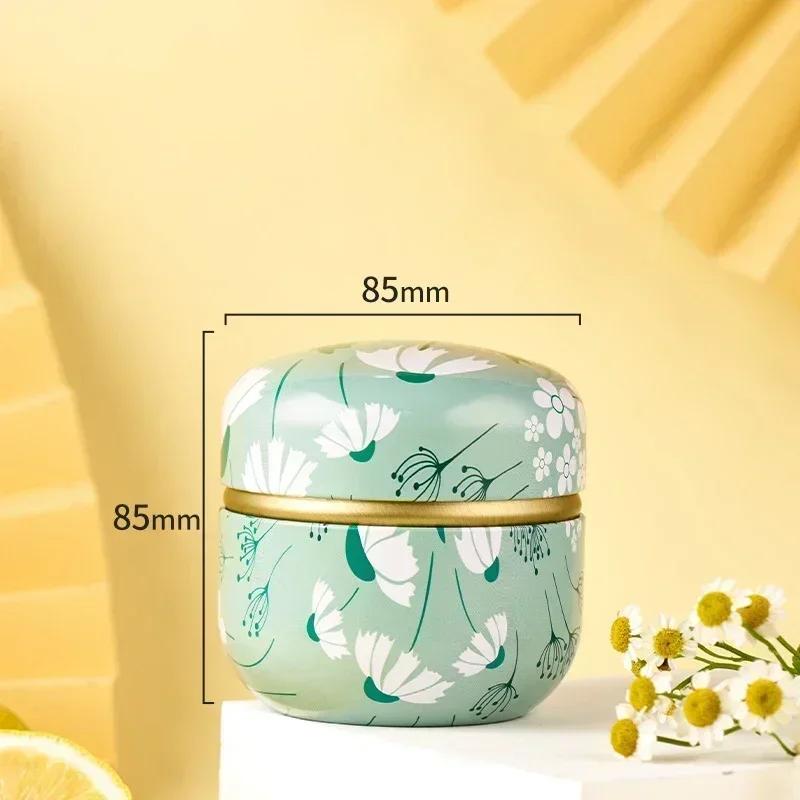 Чайница, коробка для чая, контейнеры для свечей, кофейные конфеты, закуски, маленькие жестяные мини-контейнеры для хранения, герметичные банки, упаковка для чая