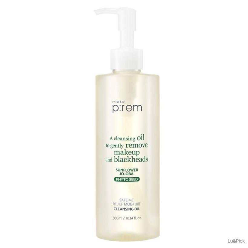 make p:rem Safe me. Relief Moisture Cleansing Oil 210ml / 300ml (+Free gift)