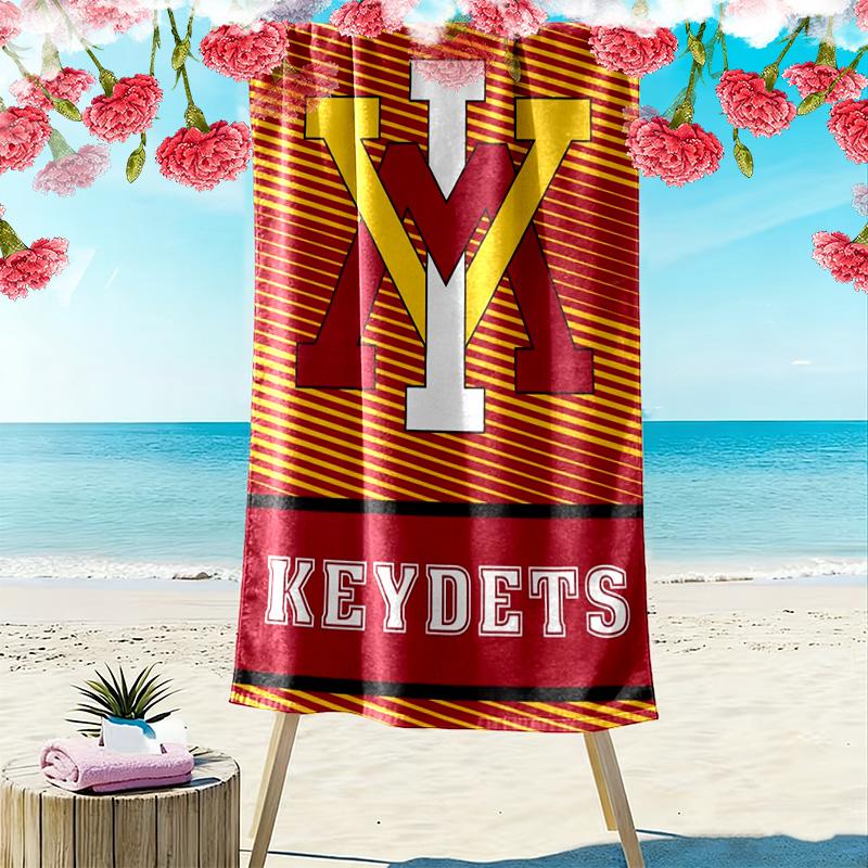 Vmi Keydets Print Beach Towel, Large Soft Quick Dry Towel for Beach Camping Swimming