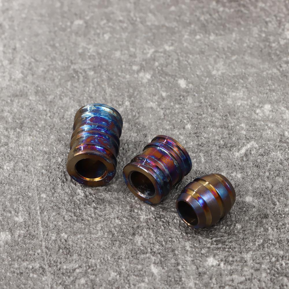 Accessories Titanium Alloy Paracord Rope Pendant TC4 Knife Beads Camping EDC Gadgets Ropes Lanyard