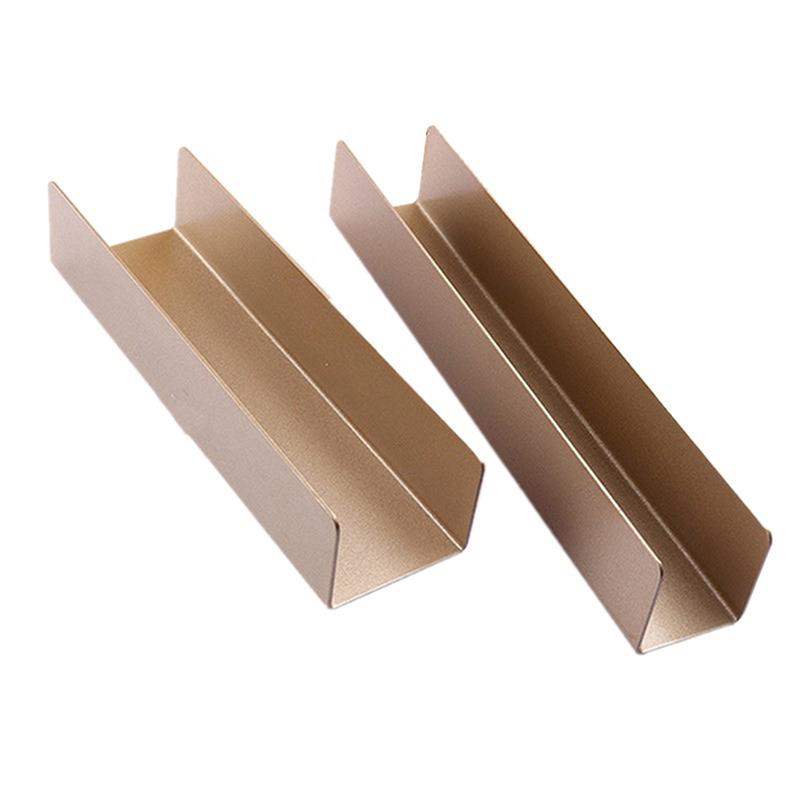 Multifunctional Non-Stick U-Shape Cookie Mold Carbon Steel Non-Stick Diy Pork Chop Bun Mold Rectangle Homemade Bread Mold Cake