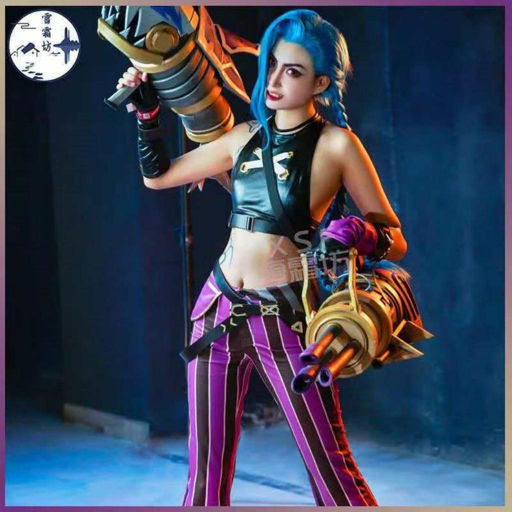 Костюм для косплея на Хэллоуин LOL Coswear League Of Legends Битва двух городов Джинкс Костюм для косплея Игра Аниме Игра Кос