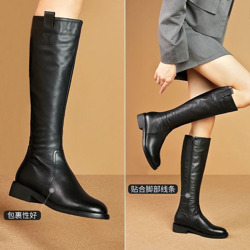 Женские высокие ботинки-челси из мягкой кожи, короткие ботинки, весенне-осенняя коллекция 2026, высокие ботинки до колена, женские ботинки