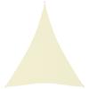 VidaXL Sun Sail Triangular Oxford Fabric 5x6x6 M Cream