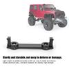 Front Rear Bumper Mount Anti Collision Plate Fixed Fits for RGT 1 10 Rock Cruiser EX86100 RC Buggy Truck(Black R86019BL