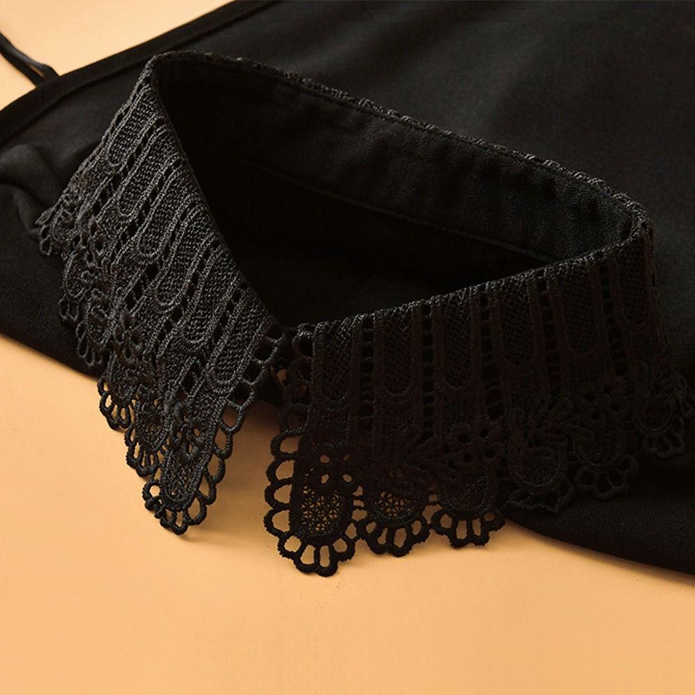 New Fashion Lace Doll Fake Collar Ladies Shawl Wrap Removable Detachable Lace False Collar Clothes Accessory