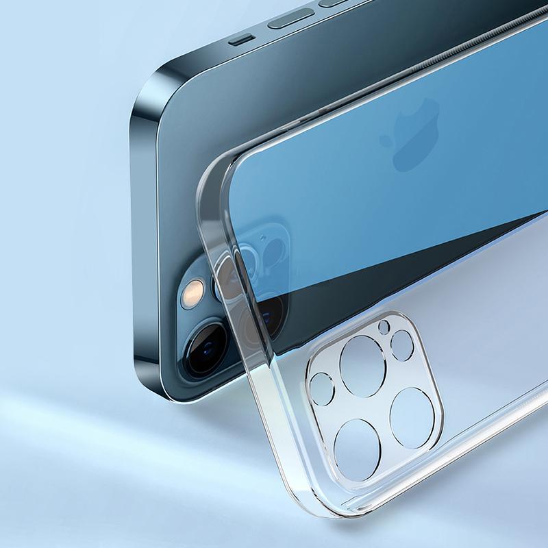 For iPhone 16 Max 15 Pro 14 13 12 Mini 11 XS XR X 8 7 Plus Case Ultra Thin Luxury Clear TPU Shockproof Transparent Phone Cover