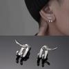 Vintage Fashion Charm Punk Earring for Men Detachable Dual Purpose Stud Earring Prong Ear Punk Party Mens Jewellery