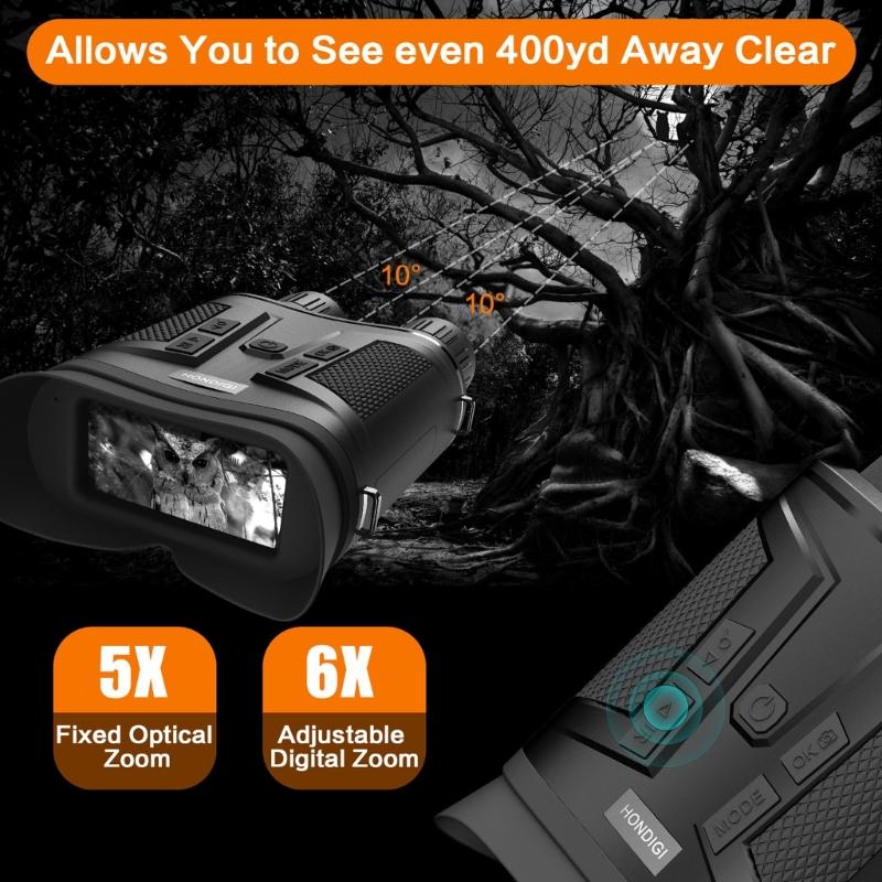 4K Digital Night Views Telescope with Build in Camera for Wildlife Observation Viewing Outdoor Lower Light Environment
