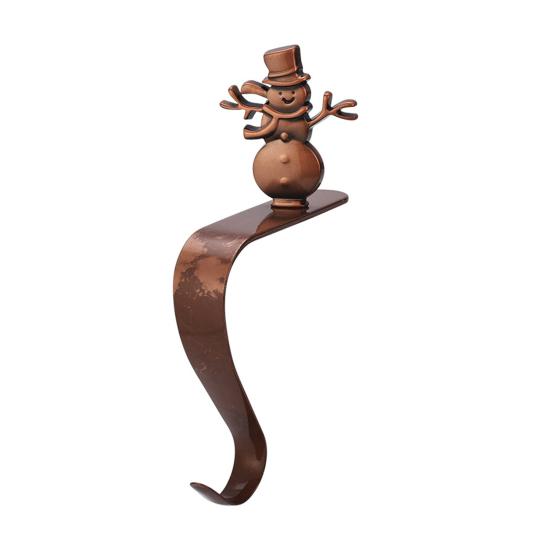 Рождественский крючок для чулка Нескользящий металлический держатель для чулка Олень Снежинка Снеговик Дерево Каминный крючок для подвешивания рождественских украшений Венков Украшение для вечеринки