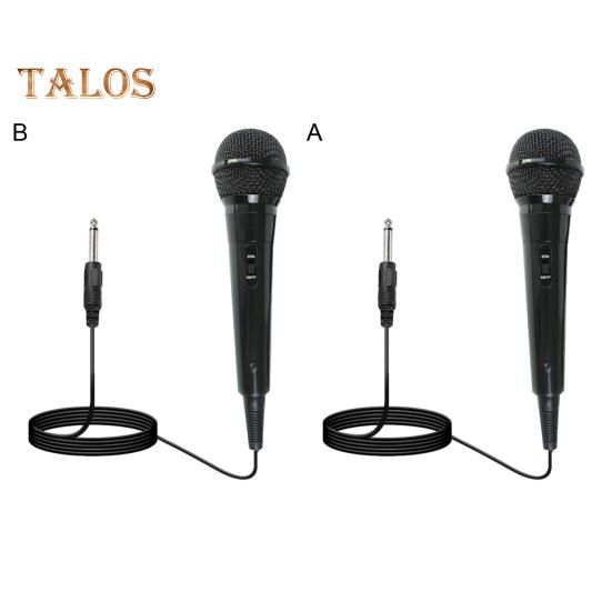 Wired Dynamic Microphone Plug-Play Universal Cardioid Dynamic Vocal Mic with Long Cable Karaoke Singing Machine Accessories