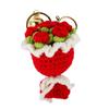 Crochet Rose Camellia Keychain Handmade Sunflower Pendant Keychain  Girls Gifts