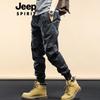 Мужские сужающиеся рабочие брюки JEEP SPIRIT с флисовой подкладкой