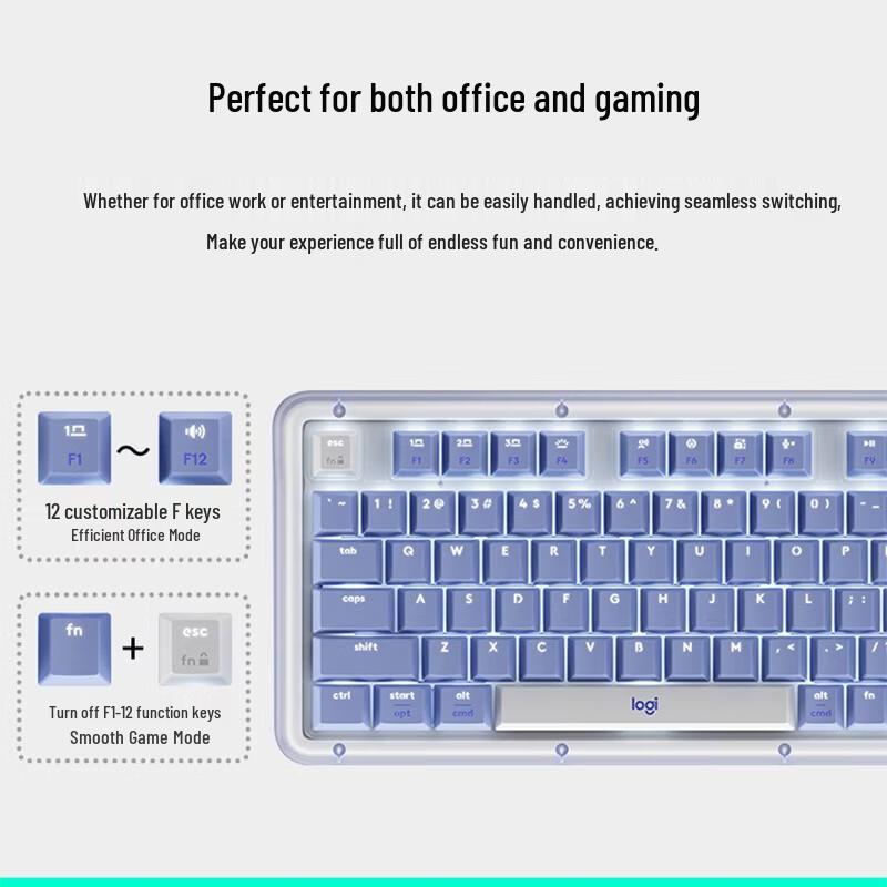 Logitech G K98M Amber AI Wireless Mechanical Keyboard