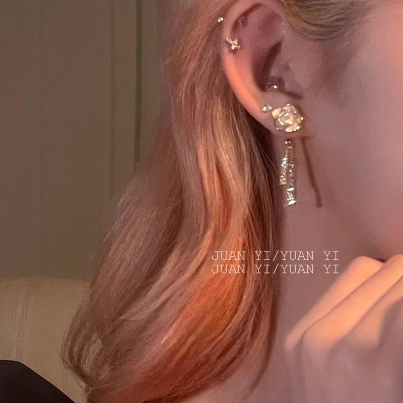 Вайб острой девчонки: 2025 Милые и Крутые Нишевые Серьги-кисточки - Шикарный и Стройнящий Длинный Дизайн