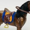 The dollhouse: simulation REINS saddle horse head riding supplies animal props mount model toy dolls