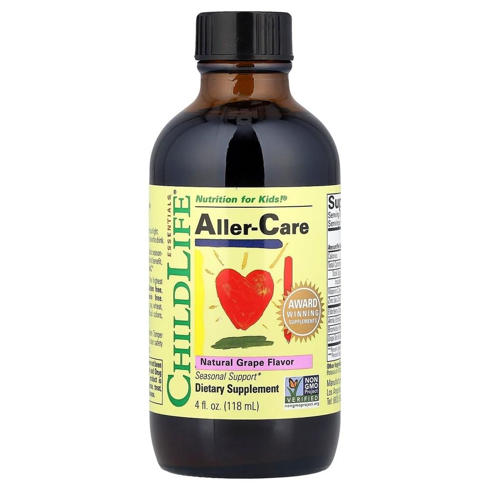 Childlife Allercare Детские витамины Натуральный вкус винограда 118 мл 1 шт.