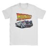Back to the Future T Shirts  DMC DeLorean Cotton Tops Beach Classic Short Sleeves T Shirt O Neck Harajuku Custom Logo Tshirt
