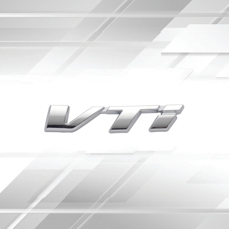 Car Badges VTi Trunk Emblem Metal Stickers Body Decals Letter Decor For Honda Jazz FIT City Civic Inspire Accord HRV CRV Jade
