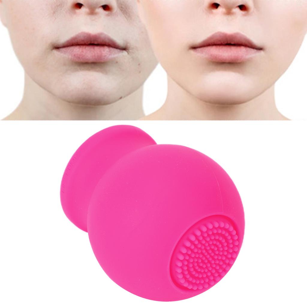 Lip Plumper Device Buty Mouth Quickly Face Cln Silicone Lip Pump With Brush