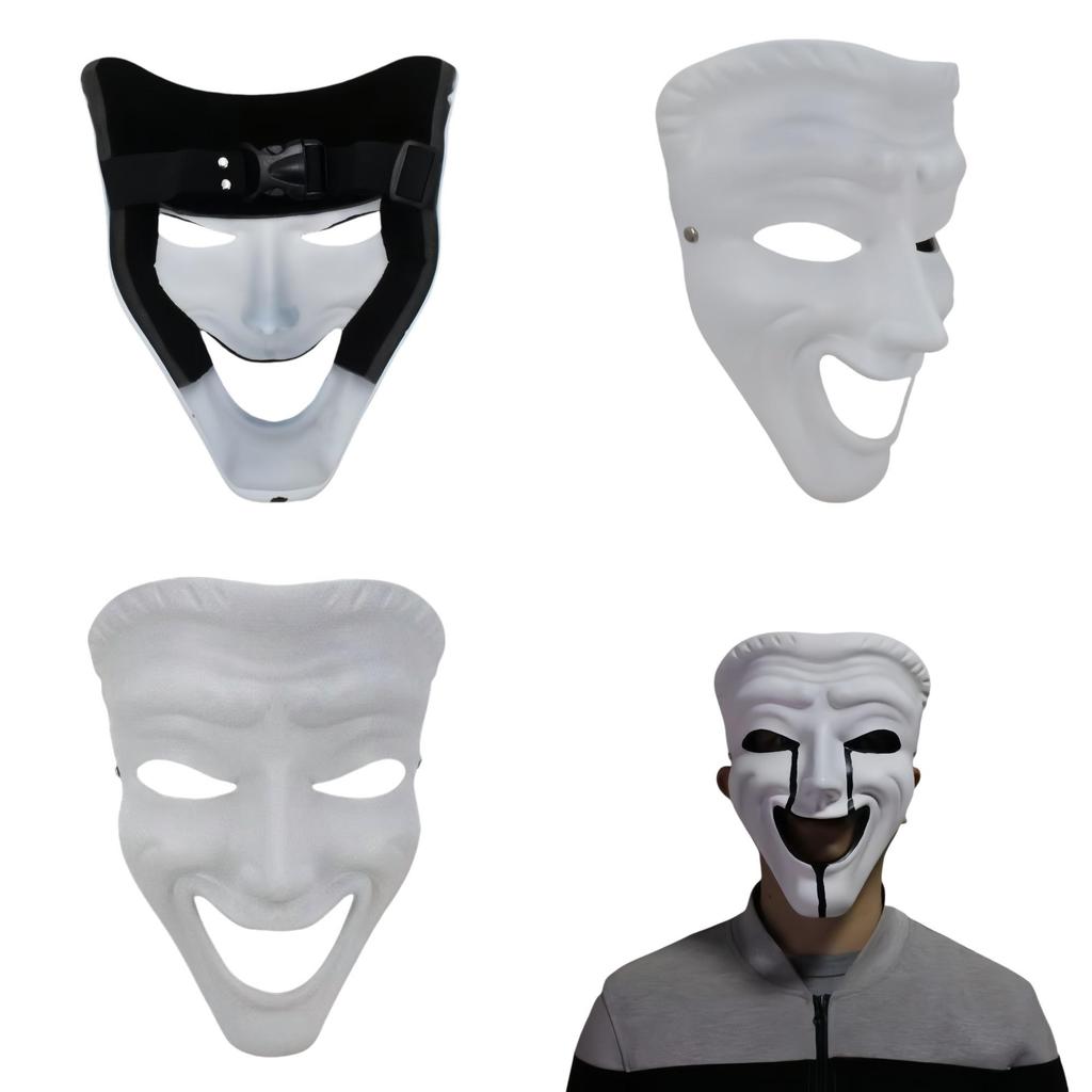 Маска для лица SCP Containment Breach Плачущее лицо из смолы для Рождества и Хэллоуина