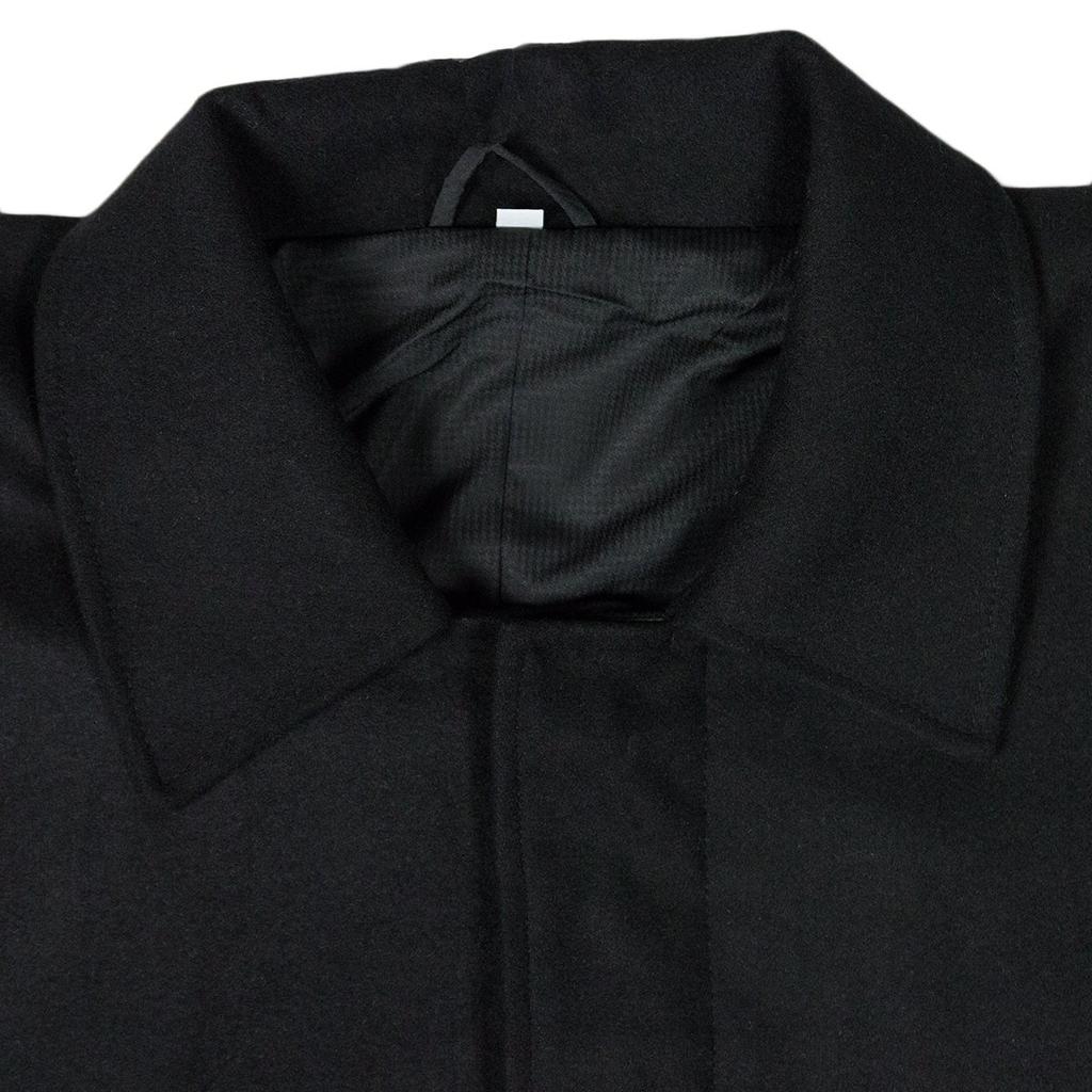Japanese Style Coat with Square Kimono Wool [KYOETSU] [Kyoetsu] Sleeves, Coat, Blend, Men's (L, Black)