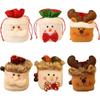 Christmas Decorations Candy Bag Gift Bag Old Man Snowman Elk Bag Christmas Tree Decoration Ready Stock
