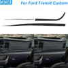 Для Ford Transit Custom V363 2024 2025 Накладки на панель приборов для второго пилота из настоящего углеродного волокна, автомобильные аксессуары, наклейка