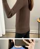 2025 Women's Plus Velvet Knitwear: Thick Warm Autumn/Winter One-Piece Sweater