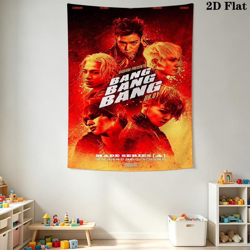 Big Bang Last Dance Concert Poster Bedding 1 Duvet Cover 2 Pillowcase Without Core Soft And Comfortable Christmas Birthday Gift