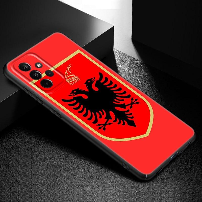 Чехол для телефона с символом флага Албании для Samsung Galaxy A21 A30 A50 A52 S A13 A22 A32 A33 A53 A73 5G A11 A12 A31 A51 A70 A71 A72