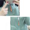 Ladies Double-sided Polar Fleece Jacket Fashion Winter Plus Velvet Thickening Warmth Short Stand-up Collar Outdoor Jacket Suitable for Women