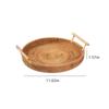 Rattan Tray Storage Basket Rattan Handwoven for Fruit Tea Breadbasket