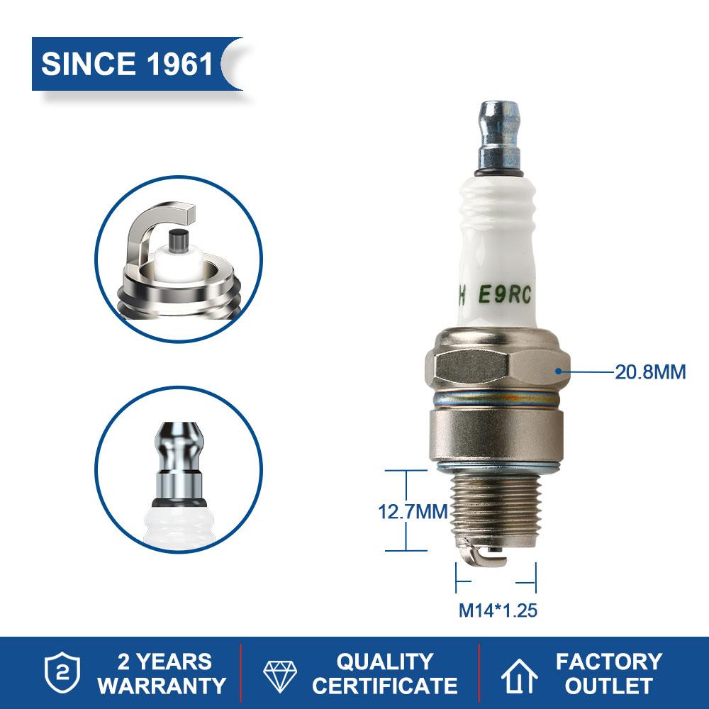 2-8PCS Candles Replace for BR9HS B9HS Denso W27FSR W27FS W27FS-U TOYOTA 90098-27645 HONDA 98076-59710 Spark Plug TORCH E9RC