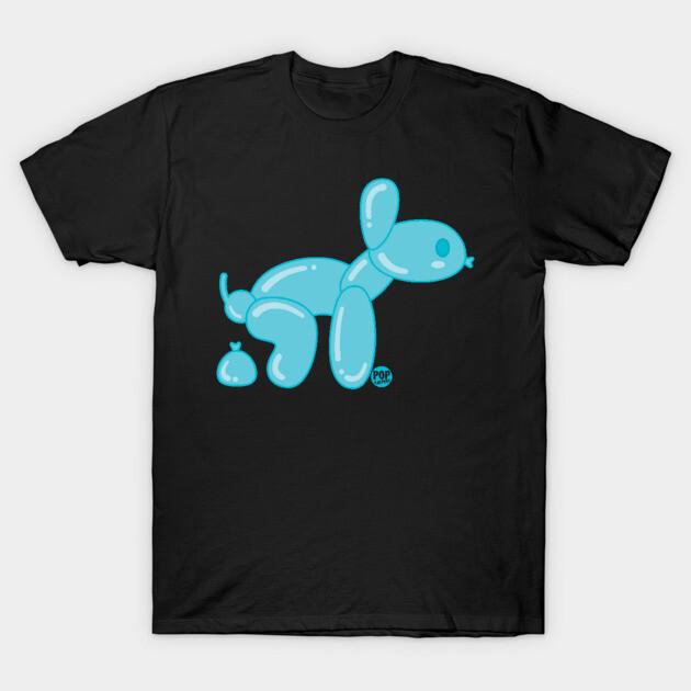 BALLOON DOG POOP Street Fashion Trend TShirt Mens and Womens Luxury Brand Top