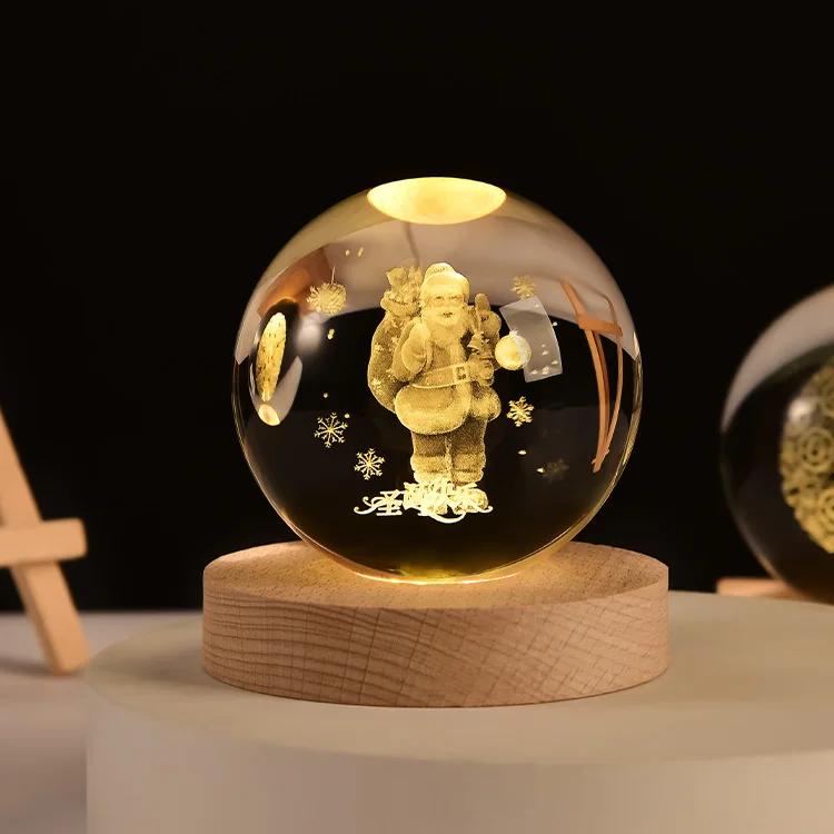 3D Кристальный шар Кристальная планета Лазерная гравировка Глобус Солнечной системы Астрономический подарок Подарок на день рождения Стеклянная сфера Украшение Кристалл