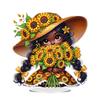 Acrylic Special Shape Angel Sunflower Diamond Painting Tabletop Ornaments Kit Rhinestones Desktop Ornaments for Adults Beginner