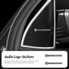 RUNTB1 5/10Pcs Car Audio Speaker 3D Aluminum Badge Logo Stickers For VW GTI Polo Golf Passat Tiguan Arteon Touareg CC Taigo Caddy Jetta