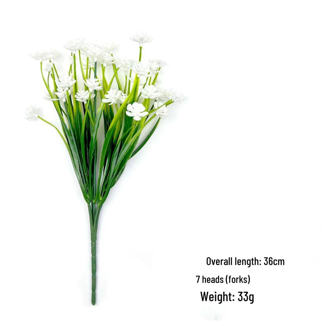 Faux Green Fern and Grass Bouquet for Wedding and Wall Decor