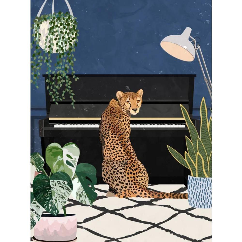 Алмазная картина Full Drill Art Розовый дом Животное Круглая алмазная живопись Ручная работа Звезда Кот Diy Алмазная мозаика Картина Украшение дома