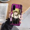AD99 Death Note Anime Black Case for iPhone 16 15 Plus 14 13 12 11 Pro 8 7 6S SE 5S X XR XS Max Realme C30 C33 C31 9I Huawei Y8P Y9 Sofe Cover