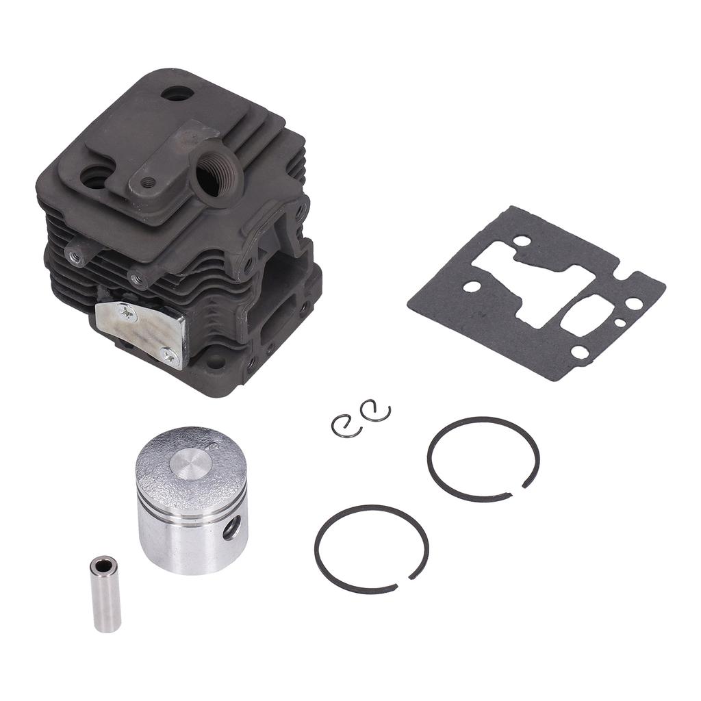 32mm Cylinder Piston Kit Garden Brush Cutter Cylinder Piston Assembly with Gasket for TJ23