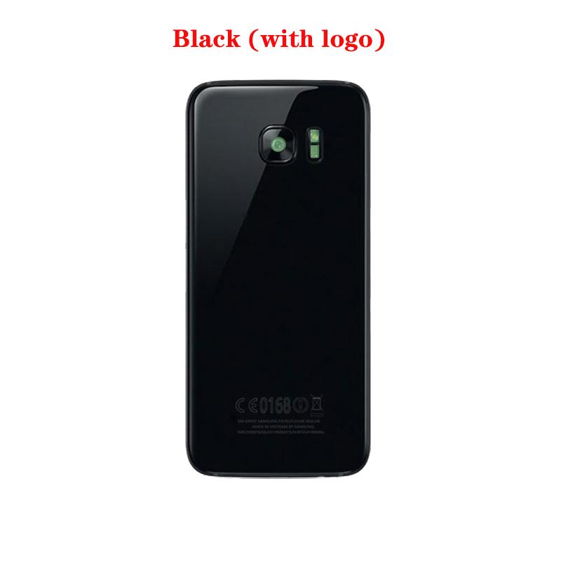 Новая задняя часть для Samsung Galaxy S7 G930, запасные части для задней двери, стеклянный корпус батареи с камерой