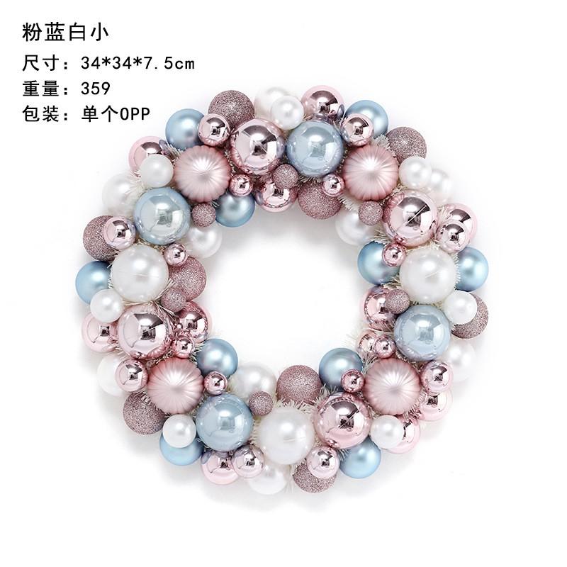45cm Painted Christmas Ball Garland Decor Hotel Mall Door Wall Hanging Holiday Party Decoration
