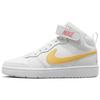 Court Borough Mid 2 GS White Topaz Gold Kids Sneakers Summit-White Coral-Chalk CD7782-112