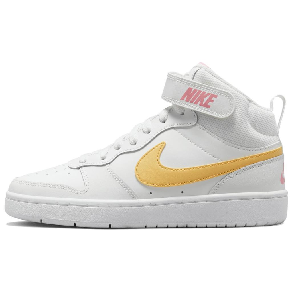 Nike Court Borough Mid 2 GS 'White Topaz Gold' CD7782-112