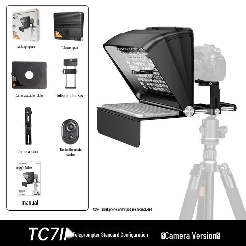 Langshi Ge TC7 Второе поколение Мобильный телесуфлер для телефонов и планшетов