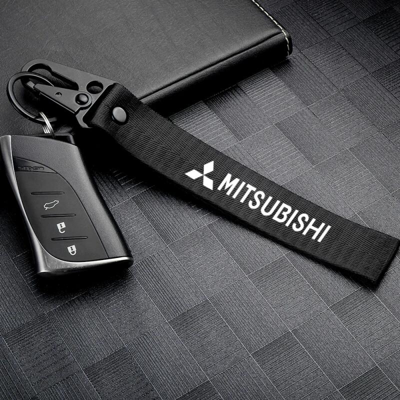 Для Mitsubishi Lancer ASX Pajero Carisma L200 Galant EVO Новый Автомобиль Ленточный Брелок Авто Брелок Аксессуары для Автомобиля Стайлинг